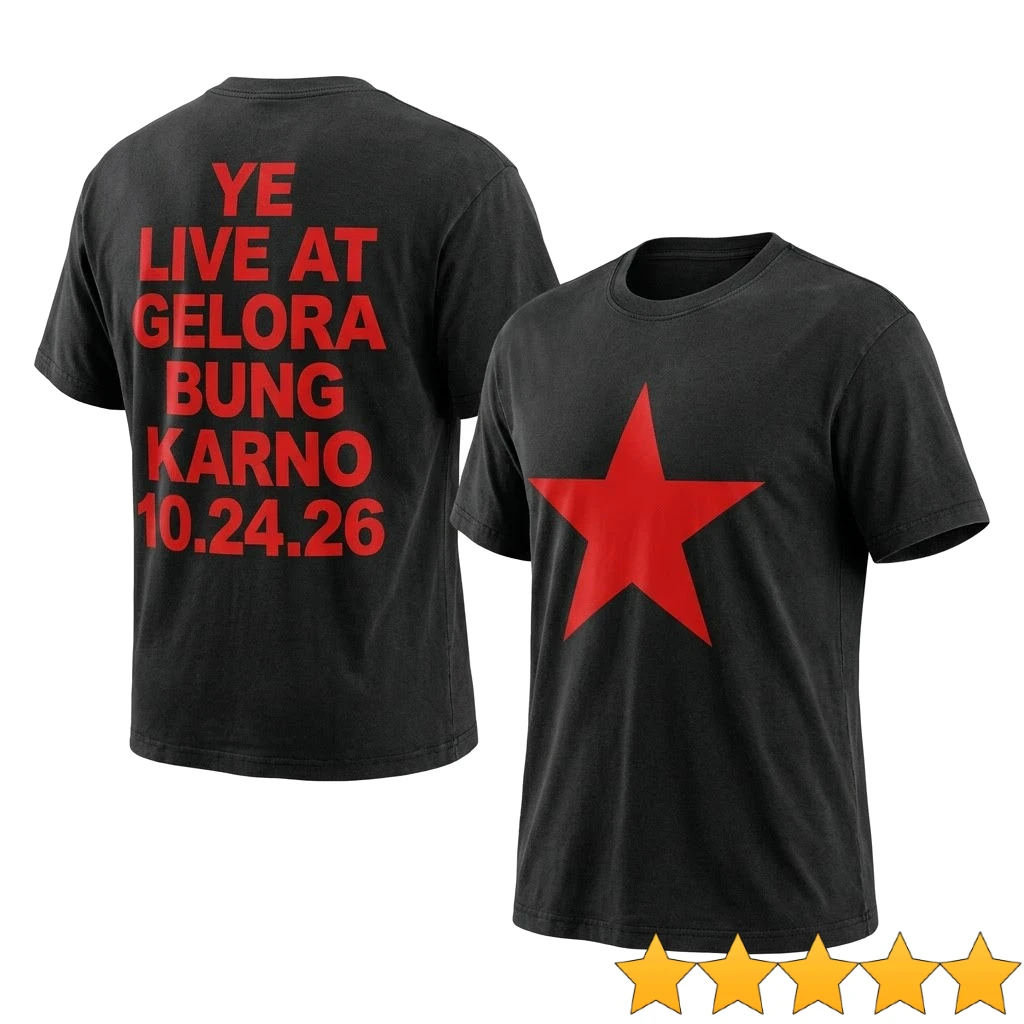 Ye Live Jakarta October 24 2026 Two Sided T-Shirt